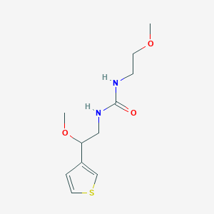 1-(2-Methoxy-2-(thiophen-3-yl)ethyl)-3-(2-methoxyethyl)urea