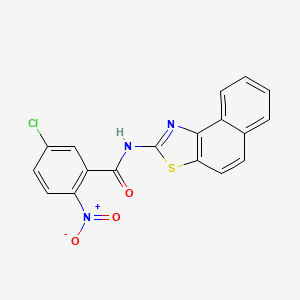 N-benzo[e][1,3]benzothiazol-2-yl-5-chloro-2-nitrobenzamide