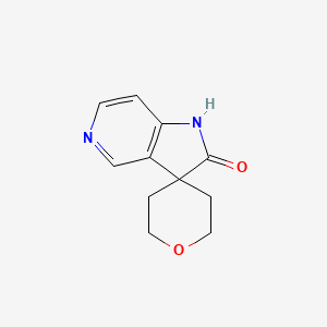 spiro[1H-pyrrolo[3,2-c]pyridine-3,4'-oxane]-2-one