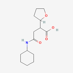 N-Cyclohexyl-2-(tetrahydro-furan-2-yl)-succinamic acid