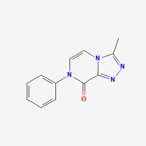 3-methyl-7-phenyl-[1,2,4]triazolo[4,3-a]pyrazin-8(7H)-one