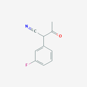 2-(3-Fluorophenyl)-3-oxobutanenitrile