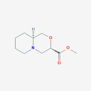 molecular formula C10H17NO3 B2428053 甲基(3S,9aS)-1,3,4,6,7,8,9,9a-八氢吡啶并[2,1-c][1,4]恶嗪-3-羧酸盐 CAS No. 2503155-51-7