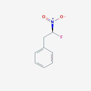 molecular formula C8H8FNO2 B2428059 [(2S)-2-Fluoro-2-nitroethyl]benzene CAS No. 110683-92-6