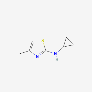 B2428081 N-cyclopropyl-4-methyl-1,3-thiazol-2-amine CAS No. 1036502-52-9