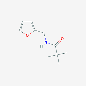 molecular formula C10H15NO2 B2428145 N-(furan-2-ylmethyl)-2,2-dimethylpropanamide CAS No. 152937-53-6