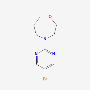 molecular formula C9H12BrN3O B2428153 4-(5-Bromopyrimidin-2-yl)-1,4-oxazepane CAS No. 1015241-95-8