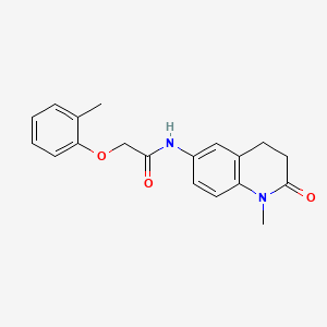 molecular formula C19H20N2O3 B2428226 N-(1-methyl-2-oxo-1,2,3,4-tetrahydroquinolin-6-yl)-2-(o-tolyloxy)acetamide CAS No. 921914-11-6