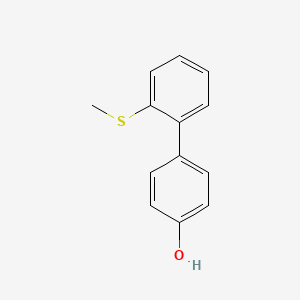 molecular formula C13H12OS B2428242 4-(2-Methylthiophenyl)phenol CAS No. 1261942-58-8