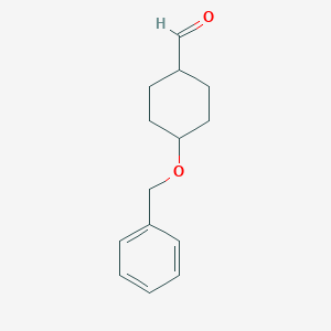 molecular formula C14H18O2 B2428310 4-苄氧基环己甲醛 CAS No. 1024683-61-1