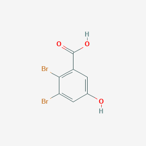 molecular formula C7H4Br2O3 B2428325 2,3-Dibromo-5-hydroxybenzoic acid CAS No. 2092186-55-3