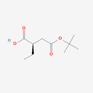 molecular formula C10H18O4 B2428327 (R)-4-(tert-Butoxy)-2-ethyl-4-oxobutanoic acid CAS No. 210048-05-8