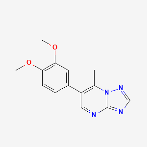 6-(3,4-Dimethoxyphenyl)-7-methyl-[1,2,4]triazolo[1,5-a]pyrimidine