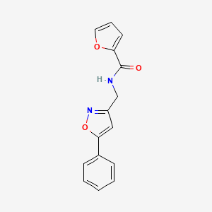 N-((5-phenylisoxazol-3-yl)methyl)furan-2-carboxamide