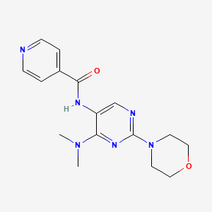 N-(4-(dimethylamino)-2-morpholinopyrimidin-5-yl)isonicotinamide