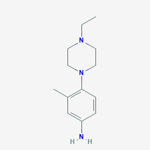 molecular formula C13H21N3 B2428403 4-(4-乙基哌嗪-1-基)-3-甲基苯胺 CAS No. 882147-67-3