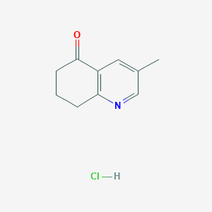 molecular formula C10H12ClNO B2428409 3-methyl-7,8-dihydroquinolin-5(6H)-one hydrochloride CAS No. 78257-02-0