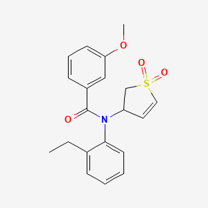 N-(1,1-dioxido-2,3-dihydrothiophen-3-yl)-N-(2-ethylphenyl)-3-methoxybenzamide