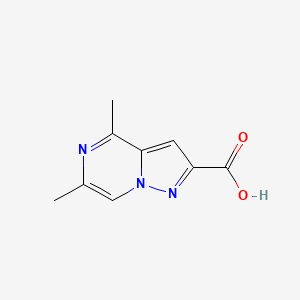 4,6-Dimethylpyrazolo[1,5-a]pyrazine-2-carboxylic acid
