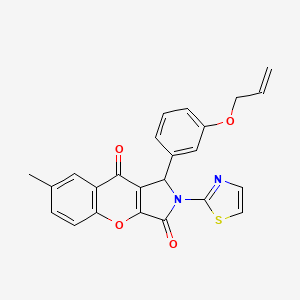 1-(3-(Allyloxy)phenyl)-7-methyl-2-(thiazol-2-yl)-1,2-dihydrochromeno[2,3-c]pyrrole-3,9-dione