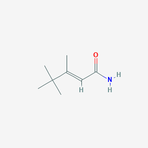 molecular formula C8H15NO B2428607 (2E)-3,4,4-Trimethylpent-2-enamide CAS No. 860546-40-3