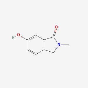 molecular formula C9H9NO2 B2428610 6-ヒドロキシ-2-メチルイソインドリン-1-オン CAS No. 1344701-44-5