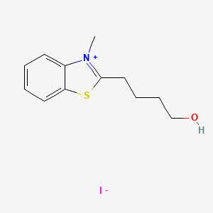 molecular formula C12H16INOS B2428614 2-(4-Hydroxybutyl)-3-methylbenzo[d]thiazol-3-ium iodide CAS No. 96650-17-8