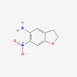6-Nitro-2,3-dihydrobenzofuran-5-amine