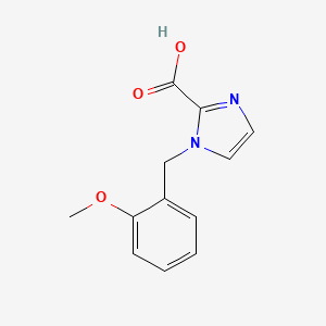 molecular formula C12H12N2O3 B2428643 1-(2-Methoxybenzyl)-1H-imidazole-2-carboxylic acid CAS No. 1439902-91-6