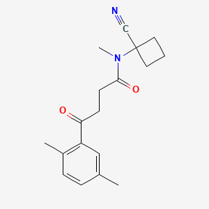 N-(1-cyanocyclobutyl)-4-(2,5-dimethylphenyl)-N-methyl-4-oxobutanamide