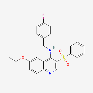 6-ethoxy-N-(4-fluorobenzyl)-3-(phenylsulfonyl)quinolin-4-amine