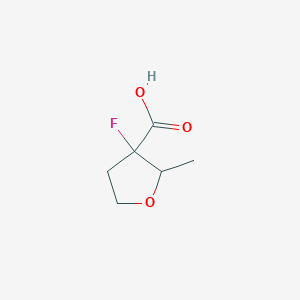 3-Fluoro-2-methyloxolane-3-carboxylic acid