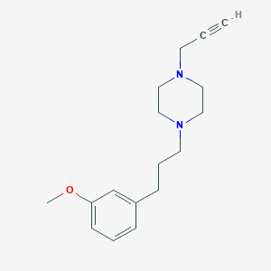 molecular formula C17H24N2O B2428724 1-[3-(3-Methoxyphenyl)propyl]-4-(prop-2-yn-1-yl)piperazine CAS No. 1797590-41-0