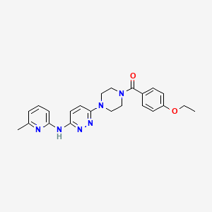 (4-Ethoxyphenyl)(4-(6-((6-methylpyridin-2-yl)amino)pyridazin-3-yl)piperazin-1-yl)methanone