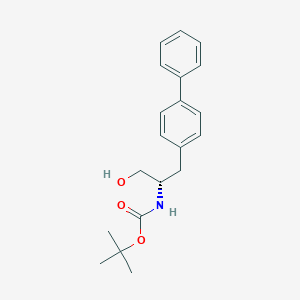 molecular formula C20H25NO3 B2428773 (S)-tert-Butyl (1-([1,1'-biphenyl]-4-yl)-3-hydroxypropan-2-yl)carbamate CAS No. 153037-40-2