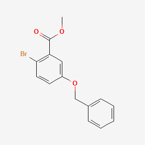 molecular formula C15H13BrO3 B2428790 5-(苯甲氧基)-2-溴苯甲酸甲酯 CAS No. 431052-32-3