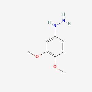 molecular formula C8H12N2O2 B2428821 (3,4-Dimethoxyphenyl)hydrazine CAS No. 20329-82-2; 63756-98-9
