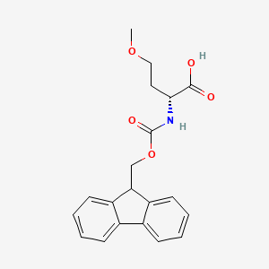molecular formula C20H21NO5 B2428825 (R)-2-((((9H-Fluoren-9-yl)methoxy)carbonyl)amino)-4-methoxybutanoic acid CAS No. 1272755-48-2
