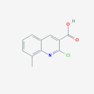 molecular formula C11H8ClNO2 B2428835 2-Chloro-8-methylquinoline-3-carboxylic acid CAS No. 399017-39-1