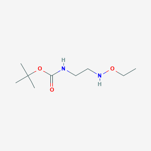 molecular formula C9H20N2O3 B2428848 tert-Butyl (2-(ethoxyamino)ethyl)carbamate CAS No. 1565056-68-9