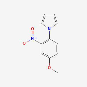 molecular formula C11H10N2O3 B2428868 1-(4-甲氧基-2-硝基苯基)-1H-吡咯 CAS No. 59194-25-1