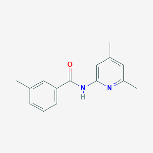 B2428869 N-(4,6-dimethylpyridin-2-yl)-3-methylbenzamide CAS No. 94843-61-5