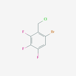molecular formula C7H3BrClF3 B2428876 1-溴-2-(氯甲基)-3,4,5-三氟苯 CAS No. 1520589-57-4