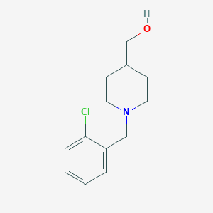 molecular formula C13H18ClNO B2428890 [1-(2-氯苄基)-哌啶-4-基]-甲醇 CAS No. 1241615-19-9