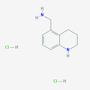 molecular formula C10H16Cl2N2 B2428899 (1,2,3,4-四氢喹啉-5-基)甲胺二盐酸盐 CAS No. 1169972-24-0