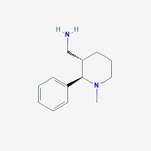 [(2R,3S)-1-Methyl-2-phenylpiperidin-3-yl]methanamine