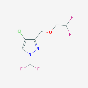 4-chloro-3-[(2,2-difluoroethoxy)methyl]-1-(difluoromethyl)-1H-pyrazole
