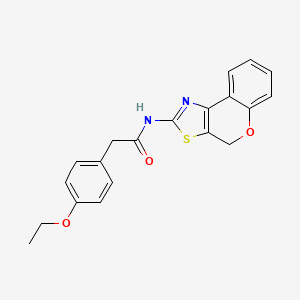 molecular formula C20H18N2O3S B2428925 N-(4H-chromeno[4,3-d]thiazol-2-yl)-2-(4-ethoxyphenyl)acetamide CAS No. 923484-75-7