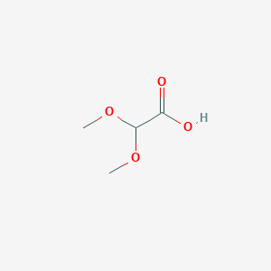 molecular formula C4H8O4 B2428987 2,2-Dimethoxyacetic acid CAS No. 73569-40-1