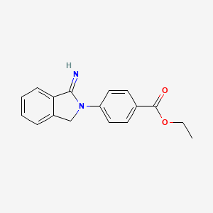 ethyl 4-(3-imino-1H-isoindol-2-yl)benzoate